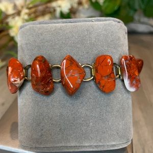 Vintage Brachiated Jasper High Polish Bracelet